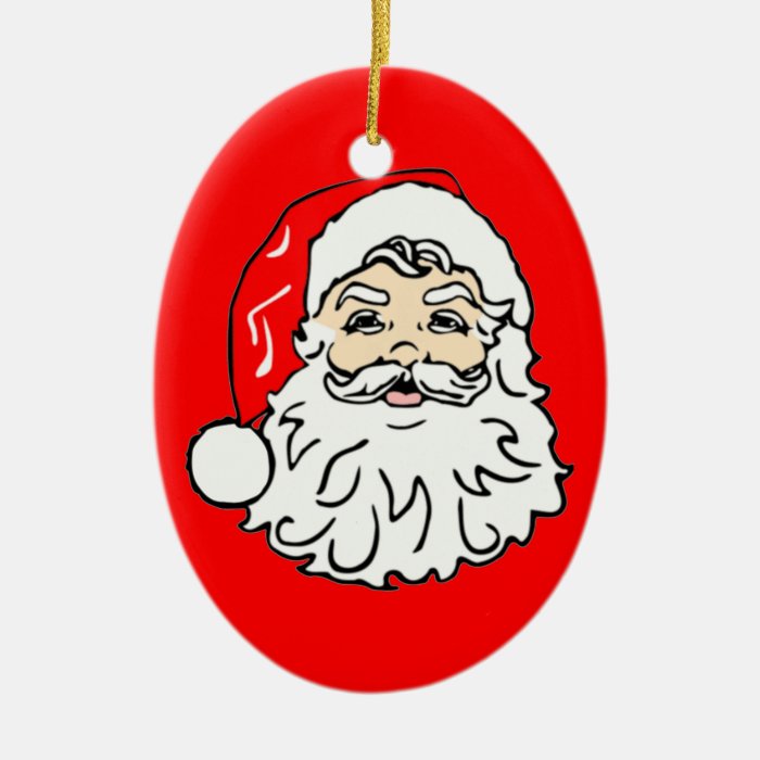 Santa Clause Dont Stop Believing Xmas Ornament