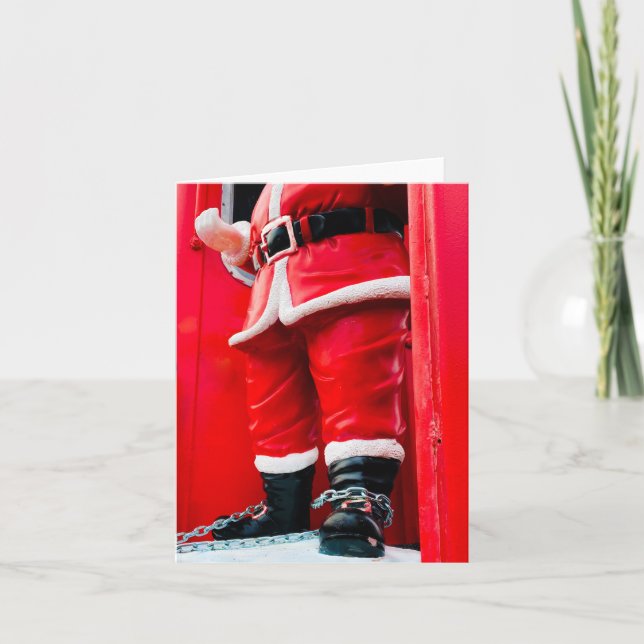 Santa Clause in Trouble? Holiday Card (Front)