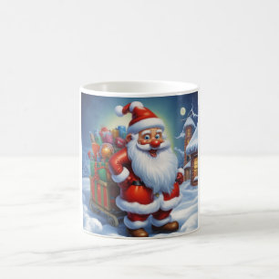 Santa Clause Merry Christmas Happy New Year Coffee Mug