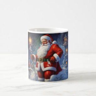 Santa Clause Merry Christmas Happy New Year Coffee Mug