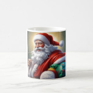 Santa Clause Merry Christmas Happy New Year Coffee Mug