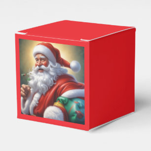 Santa Clause Merry Christmas Happy New Year Favor Boxes