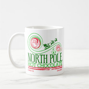 Santa Clause North Pole Hot Chocolate Coffee Mug