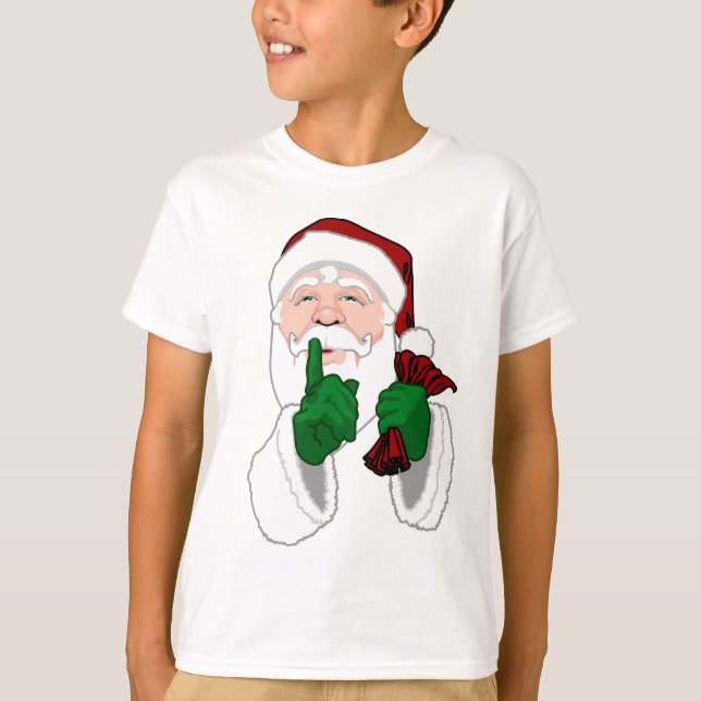 Santa Clause Shirt Fun Kid's Santa Sweatshirts (Front)