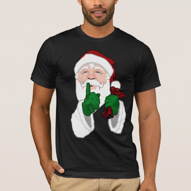 Santa Clause Shirts Fun Men's Santa T-shirts (Front)