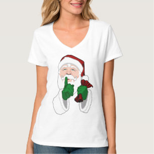 Santa Clause T-Shirt Cute Women's Santa T-shirt