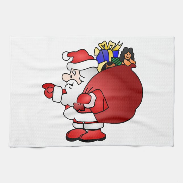 Santa Clause Towel (Horizontal)