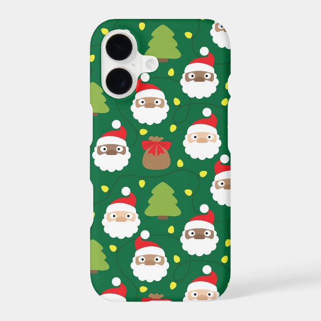 Santa Clauses Pattern Iphone Case (Back)