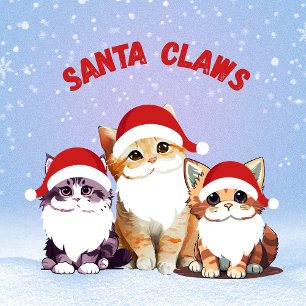 Santa Claws Card