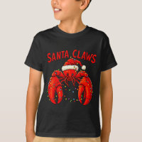 Santa Claws Funny Christmas Lobster With Lights 