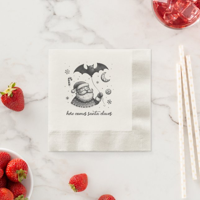 Santa Claws Napkins (Insitu)