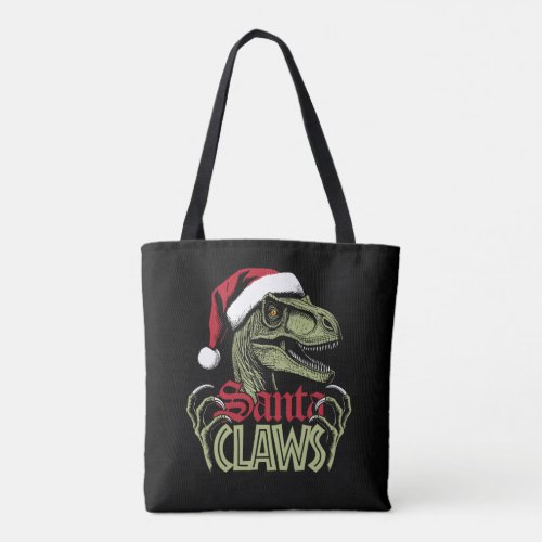 Santa Claws Raptor Tote Bag