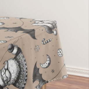 Santa Claws Tablecloth