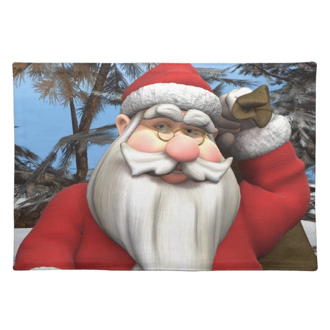 Santa Cloth Placemat (Front)