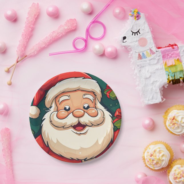 Santa Clouse  Paper Plates (Party)