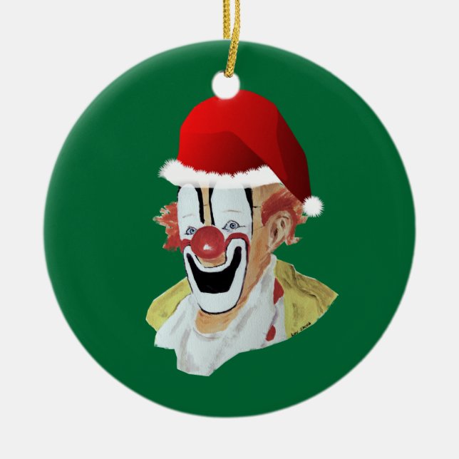 Santa Clown Ornament (Front)