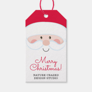 Santa Company Party Gift Tags
