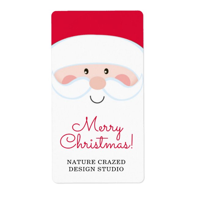 Santa Company Party Label (Front)