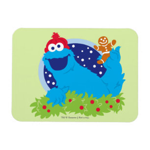 Santa Cookie Monster Magnet