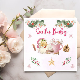 Santa Cookies Christmas Party Napkins