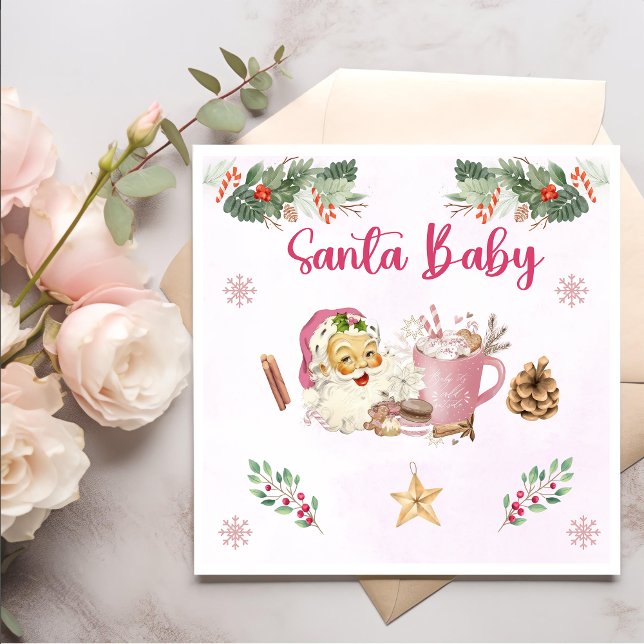  Santa Cookies Christmas Party Napkins (Creator Uploaded)