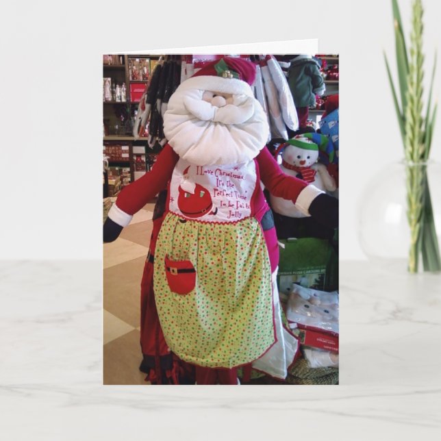 SANTA COOKS UP CHRISTMAS FOR YOU HOLIDAY CARD (Front)