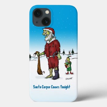 Santa Corpse Funny Zombie  Ipod Touch 5g Case by BastardCard at Zazzle