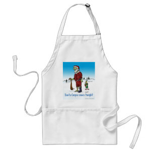 Santa Corpse Zombie Adult Apron