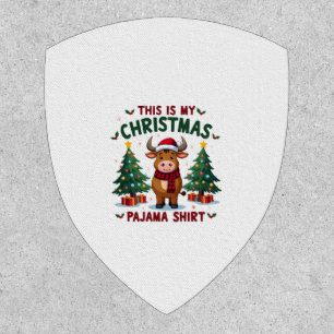 Santa Cow Xmas Tree Lights This Is My Christmas Pa Patch