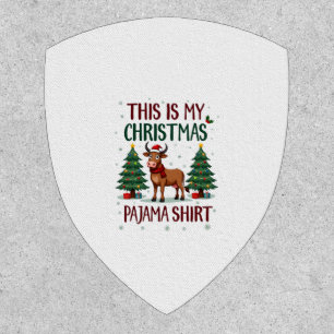 Santa Cow Xmas Tree Lights This Is My Christmas Pa Patch