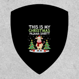 Santa Cow Xmas Tree Lights This Is My Christmas Pa Patch