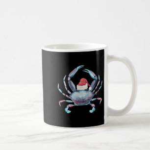 Santa Crab Clause Coastal Beach Christmas July Cla Coffee Mug