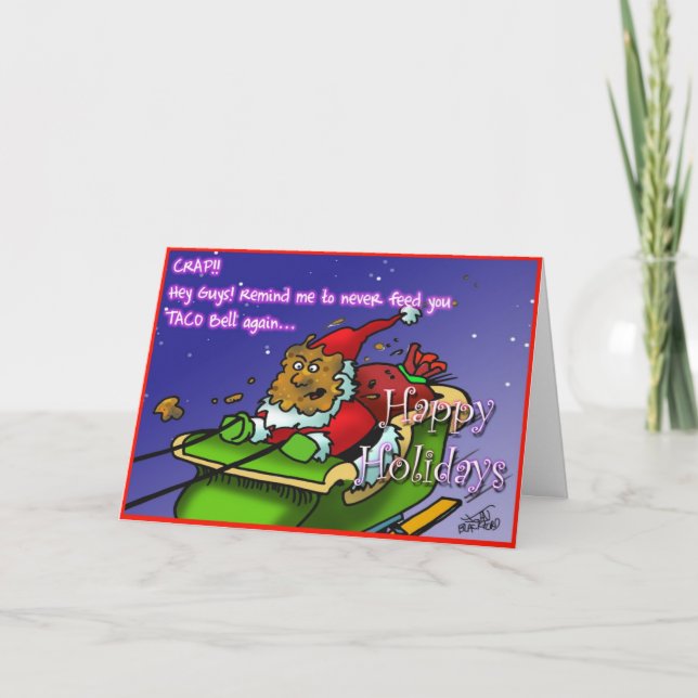 santa crap 3 holiday card (Front)