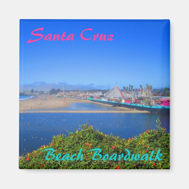 Santa Cruz Beach Boardwalk souvenir magnet (Front)