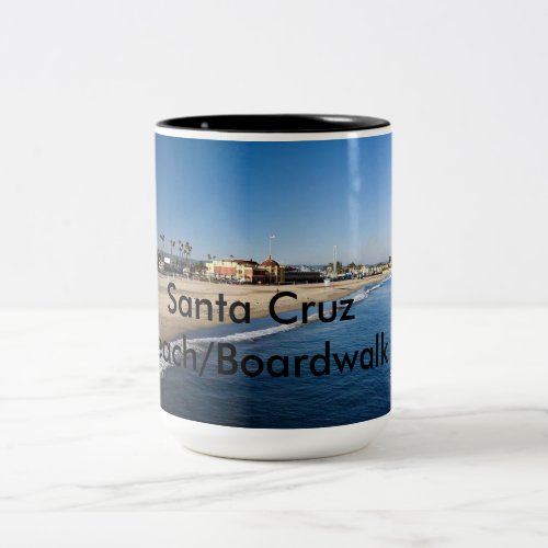 Santa Cruz BeachBoardwalk Two_Tone Coffee Mug