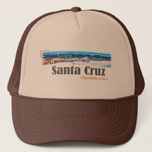 Santa Cruz Boardwalk T_Shirt Trucker Hat