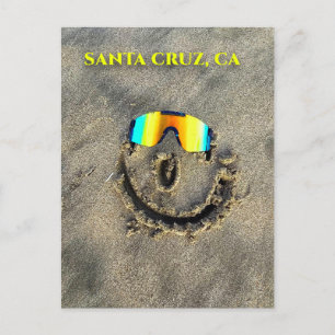Santa Cruz California Beach Postcard Note Card