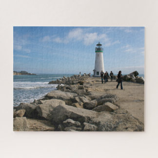 Santa Cruz California Beach Walton Lighthouse Jigsaw Puzzle