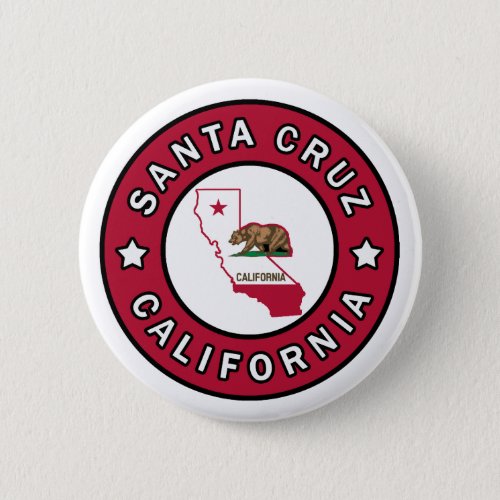 Santa Cruz California Button