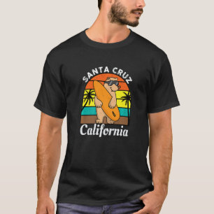 Santa Cruz California Ca Retro Vintage Surfer  8 T-Shirt