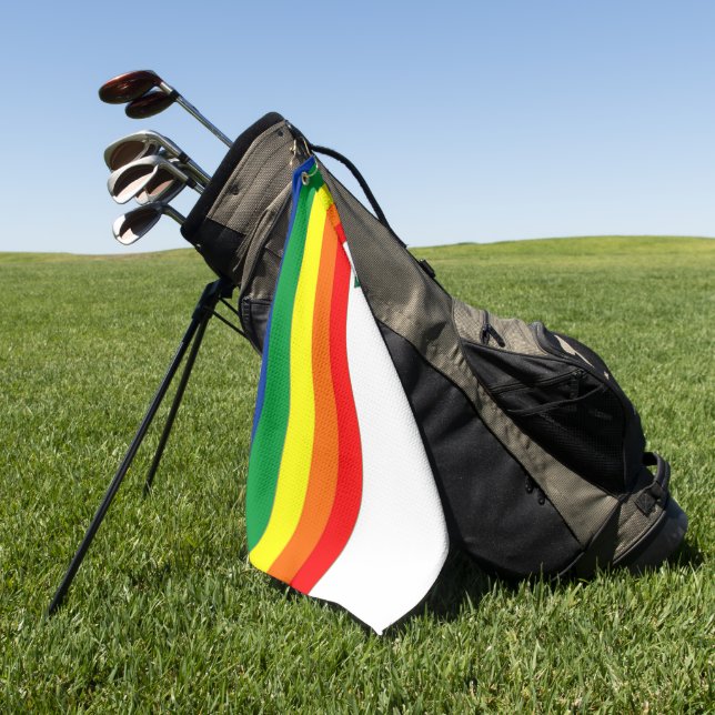 Santa Cruz (California) county flag Golf Towel (Green)