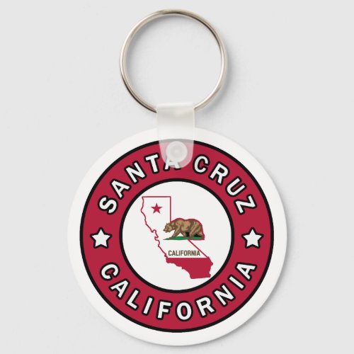 Santa Cruz California Keychain
