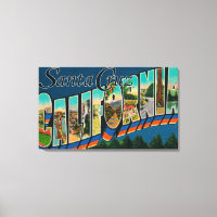 Santa Cruz, California - Large Letter Scenes