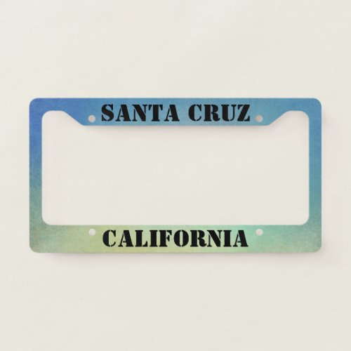 Santa Cruz CALIFORNIA License Plate Frame