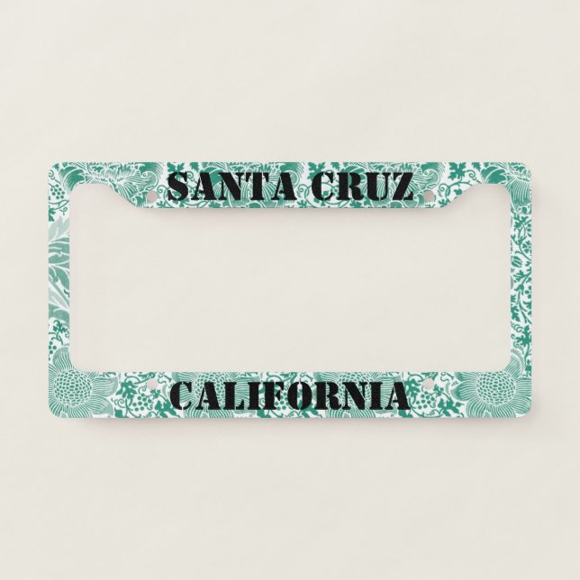 Santa Cruz CALIFORNIA License Plate Frame (Front)