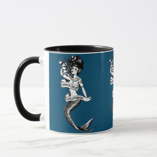 Santa Cruz California Mermaid    Mug