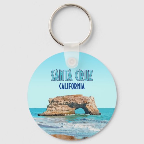 Santa Cruz California Natural Bridges State Beach Keychain