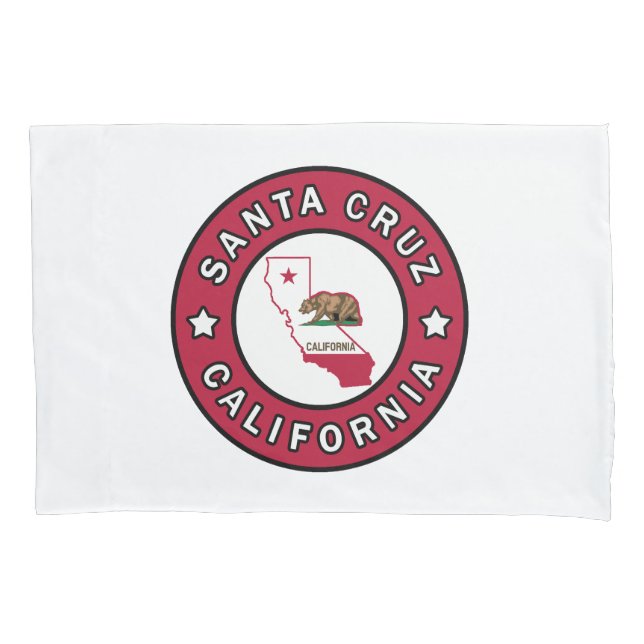 Santa Cruz California Pillow Case (Front)