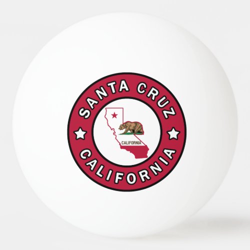 Santa Cruz California Ping Pong Ball