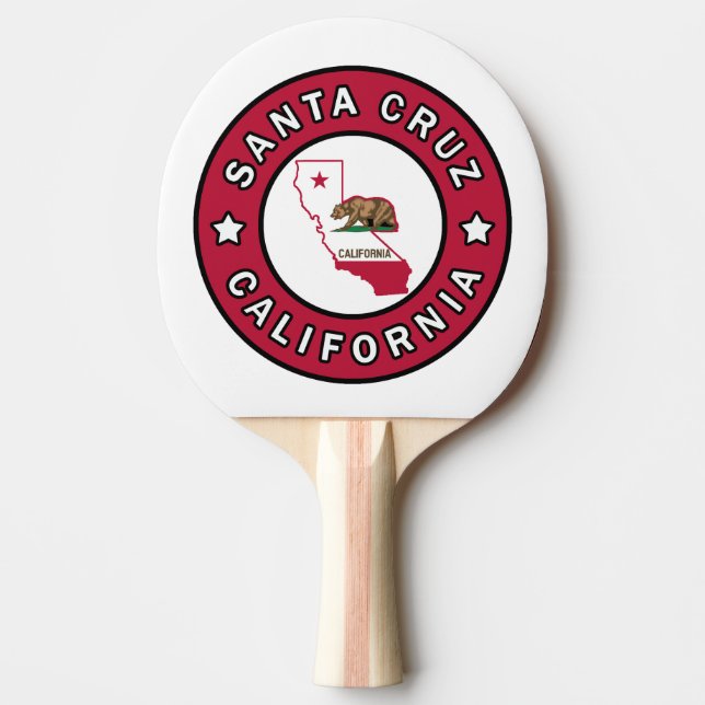 Santa Cruz California Ping-Pong Paddle (Front)